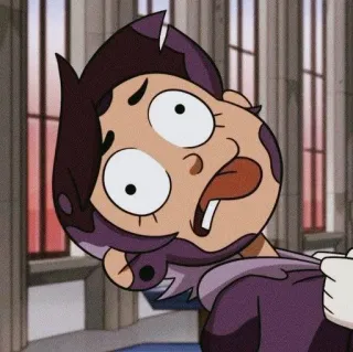 🌟 626791bb Amity Blight The Owl House Cartone animato, Animato, Faccia buffa, Amity, The Owl House, Personaggio, Espressione telegram sticker