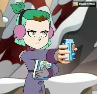 🌟 86b02807 Amity Blight The Owl House Cartone animato, Anime, Pepsi, Amity Blight, The Owl House telegram sticker