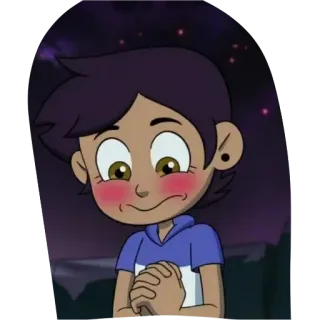 🙏 8c77b171 Luz Noceda The Owl House Cartone animato, Animazione, Carino, Divertente, Imbarazzante, Personaggio telegram sticker