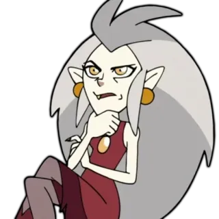 🤔 92e1fc68 Eda Clawthorne The Owl House cartone animato, strega, the owl house, personaggio, eda clawthorne telegram sticker