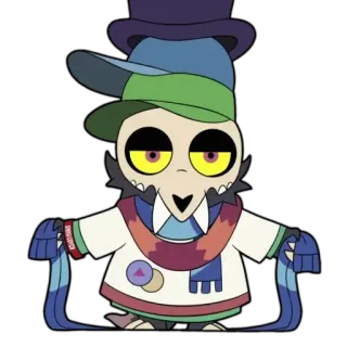 😿 c4b73f44 King The Owl House cartone animato, animazione, personaggio, serie TV telegram sticker