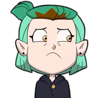 ☹️ d0968f83 Amity Blight The Owl House Amity, Blight, The Owl House - Aspirante Strega, cartone animato, animato, personaggio telegram sticker