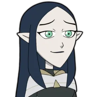 ☺️ d30784d2 Lilith Clawthorne The Owl House Lilith Clawthorne, The Owl House, Personaggio dei cartoni animati, Personaggio animato, Personaggio Disney telegram sticker