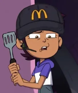 🌟 d50cb3bb Luz Noceda The Owl House Cartone animato, Divertente, Televisione, Luz Noceda, The Owl House, McDonald's telegram sticker