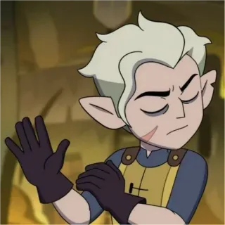 ❌ db6578c0 Hunter The Owl House Cacciatore, The Owl House, cartoni animati, fantasy, personaggio, animato telegram sticker