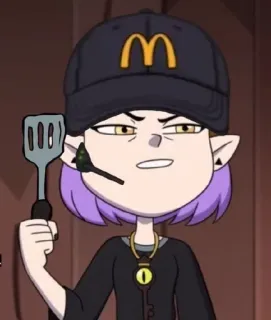 🌟 fbbda5e9 Amity Blight The Owl House Cartone animato, Personaggio, The Owl House, Amity Blight, McDonald's, Fan art telegram sticker