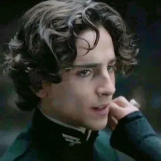 😐 6a5afae8 Paul Atreides Dune Timothée Chalamet, Dune, Paul Atreides, film, fiksi ilmiah, aktor telegram sticker