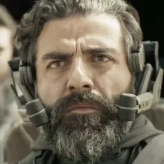 😐 f8edf872 Duke Leto Atreides Dune dune, oscarrisaac, dukeletoatreides, letoatreides, film, karakter telegram sticker