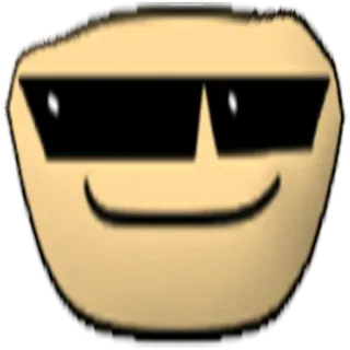 😎 ebcf203e เท่, แว่นกันแดด, อิโมจิ, ใบหน้า telegram sticker