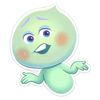 🤷‍♀️ e2b01fb1 Cartoon, Personage, Groen, Sticker, Vraag telegram sticker