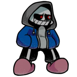 ➡️ 4e068485 Sans Undertale 샌즈, 언더테일, 해골, 비디오 게임, 캐릭터 telegram sticker
