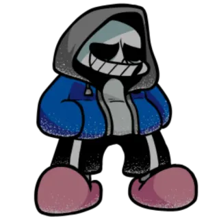 ⬇️ 7cf7465b Sans Undertale 샌즈, 언더테일, 비디오 게임, 해골 telegram sticker