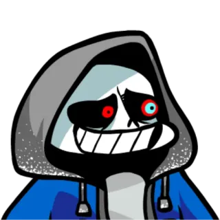🆙 917cf8f2 Sans Undertale 샌즈, 언더테일, 게임, 캐릭터, 해골, 비디오 게임 telegram sticker