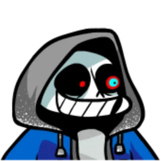 🆙 d47a57e6 Sans Undertale 샌즈, 언더테일, 비디오 게임, 캐릭터 telegram sticker