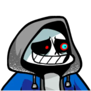 🆙 ee77310d Sans Undertale 비디오 게임, 샌즈, 언더테일, 캐릭터, 후드티 telegram sticker