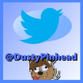 🐦 32843ff2 @DustyPinhead twitter, media społecznościowe, nazwa użytkownika, kreskówka, awatar telegram sticker