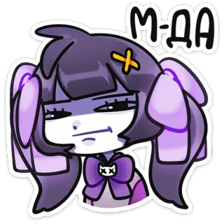 🌟 126ee2bf M-AA sticker, animé, dessin animé, personnage, mignon, animation whatsapp sticker