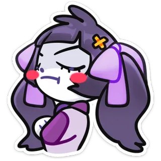 🌟 70e04397 sticker, dessin animé, anime, mignon, personnage, fille, art whatsapp sticker