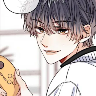 📼 40a779cc Anime, Mangá, Personagem, Retrato, Ilustração telegram sticker