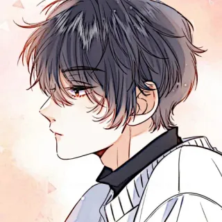 📼 a6bc681f Menino anime, Mangá, Coreano, Fofo, Bonito, Homem telegram sticker