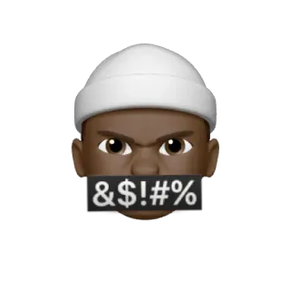 🤬 5de6dfea Emoji, Arrabbiato, Censurato, Volgarità, Profanità telegram sticker