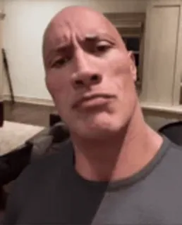 😮 e1ee8c0f The Rock dwayne johnson, the rock, ator, meme, celebridade, selfie telegram sticker