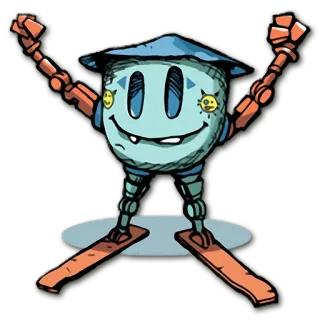 😃 1a1ea20c robot, kreskówka, emotka, android, postać telegram sticker