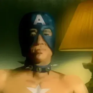 🥰 96546207 nhại, trang phục, siêu anh hùng, mặt nạ whatsapp sticker