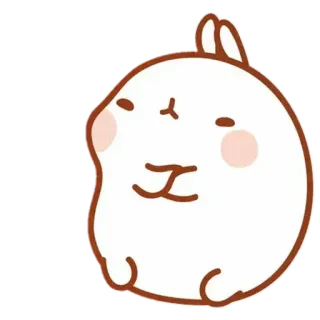 💘 41f46d84 schattig, konijn, konijntje, kawaii, dier, cartoon, sticker telegram sticker