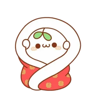 💘 52e6700a baby, schattig, cartoon, ingepakt, slaperig, lief telegram sticker