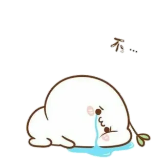 💘 5a2a7413 verdrietig, huilen, cartoon, blob, kawaii, emotioneel, tranen, gevoel telegram sticker