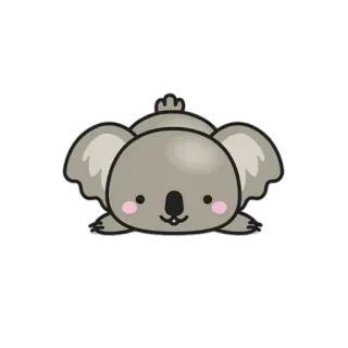 💘 75e9cc2b koala, schattig, dier, cartoon, australië, buideldier telegram sticker