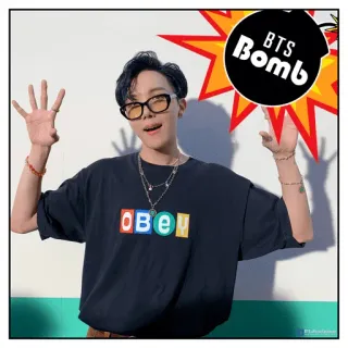 💣 6e875211 OBEY j-hope, bts, k-pop, muzyka, idol, bomba telegram sticker