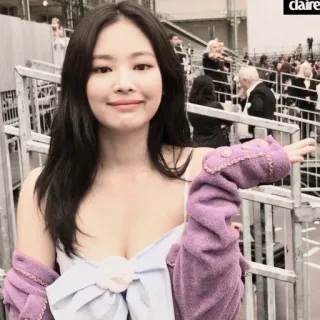 ➖ 330be0b5 Jennie kpop, певица, женщина, знаменитость, портрет telegram sticker