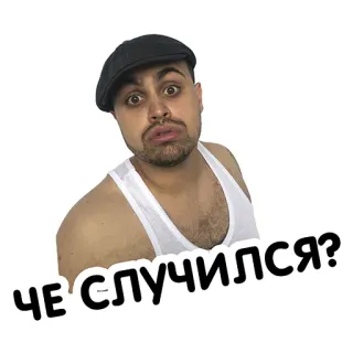 🤨 fcf3114a ЧЕ СЛУЧИЛСЯ? telegram sticker