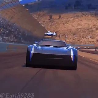 😎 bdcd6fab mobil, balap, kecepatan, lintasan, mobil sport telegram sticker