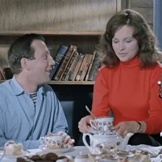 🫖 8c05cbe4 чай, пара, в помещении, чаепитие, мужчина, женщина telegram sticker