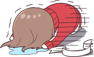 😭 50eef98a 슬픈, 우는, 사과, 애니메이션, 인사 telegram sticker