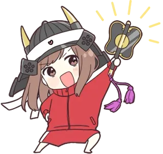 Джерси-тян 5 @nyasticks telegram stickers