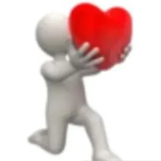 🔥 92c35490 hati, cinta, figur, 3D, romansa telegram sticker