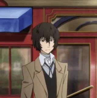 🪓 aa9761a6 Dazai Osamu Bungo Stray Dogs Anime, Dazai, Bungo Stray Dogs, Charakter, Manga, Japanische Animation whatsapp sticker