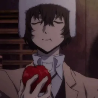 🪓 db233cc5 Osamu Dazai Bungo Stray Dogs Anime, Bungo Stray Dogs, Osamu Dazai, Dazai, Apfel whatsapp sticker