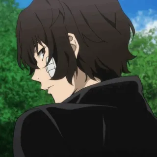 🪓 fd24ff06 Dazai Osamu Bungou Stray Dogs Anime, Verbände, Männlich, Dazai Osamu, Bungou Stray Dogs whatsapp sticker