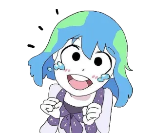 😂 dcc56720 地球, 动漫, 星球, 可爱, 卡哇伊, 快乐, 卡通, 地球仪 telegram sticker