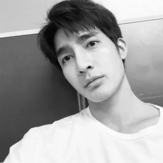 🐨 d9f3a76b 男性, ポートレート, 自撮り, 白黒, 顔, 人 telegram sticker