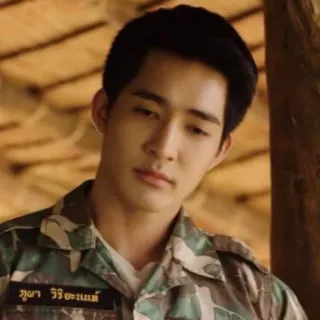 🐨 fabe899a ภูผา วิริยะแน่ 軍, 制服, 兵士, 男性, 迷彩, ポートレート telegram sticker