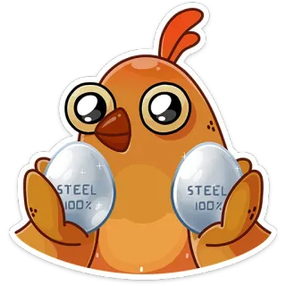 Пасхальная Клунька :: @stickroom telegram stickers