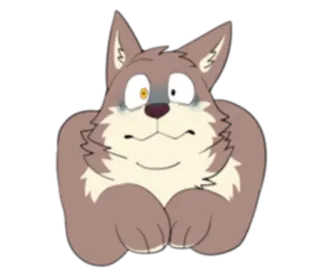 🏞 27bb0173 животное, мультфильм, собака, обеспокоен, испуганный, тревожный whatsapp sticker