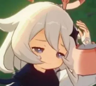 😅 a64790a1 Paimon Genshin Impact anime, game, character, paimon, genshin impact telegram sticker