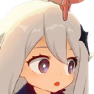 😯 f63d22e0 Paimon Genshin Impact anime, video game, genshin impact, paimon, sticker, mascot, cute, cartoon telegram sticker